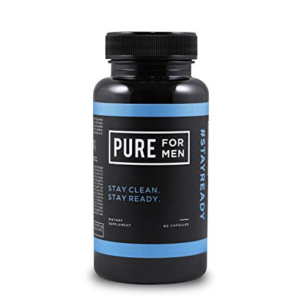 Pure for Men - The Original Vegan Cleanliness Fiber Supplement, 60 Capsules - Proven Proprietary Formula