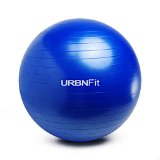 Exercise Ball - Burst Resistant Fitness Balls High Grip Rubber 55 or 65 cm Ideal for Yoga Pilaties Abs and Core Workouts