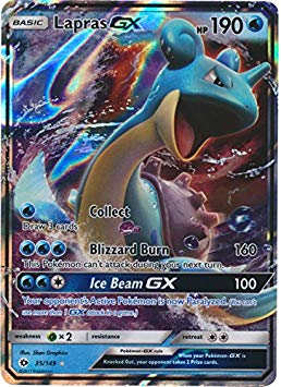 Lapras-GX - 35/149 - Ultra Rare - Pokemon Sun & Moon