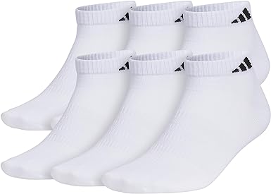 adidas Men's Superlite 3.0 Low Cut Socks Lightweight Breathable with Targeted Padding and Arch Compression (6-Pair)