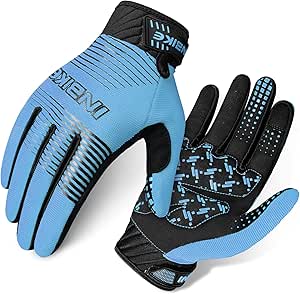 INBIKE Mens Mountain Bike Gloves Breathable Stretchy Touch Screen Wear-Resistant Outdoor Sports for Cycling Biking Bicycle