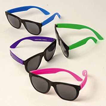 Neon Rubber Sunglasses