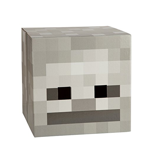 Minecraft Skeleton Head Costume Mask