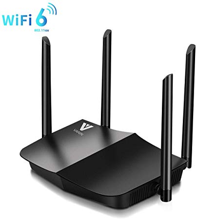 WiFi 6 Router- AX1500 Dual Band AX WiFi Router, Next-Gen WiFi 802.11ax, Supporting MU-MIMO, Mesh and OFDMA, 1xWAN Port/4xGigabit LAN Ports, WPA3, WPS Ideal for Online Gaming/4K UHD Streaming