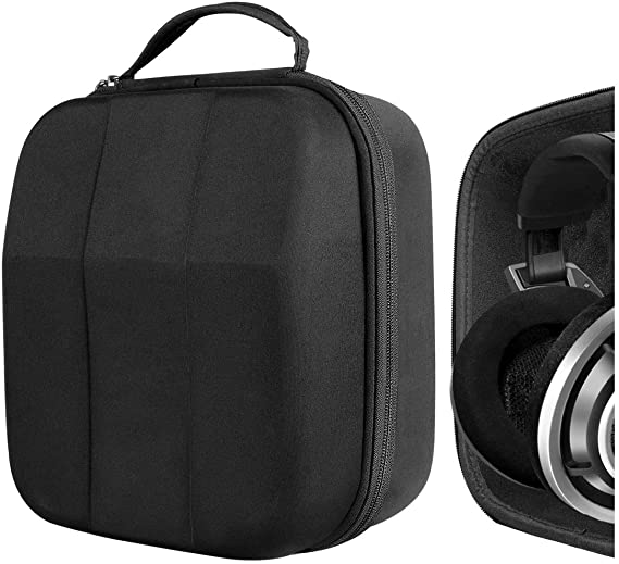 Geekria UltraShell Headphone Case for AKG K240, K701, K702, K550, Senheiser HD820, HD800, Beyerdynamic DT 770, DT 880 pro Headphones - Replacement Large Hard Shell Travel Carrying Bag