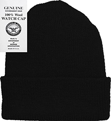 Military Genuine GI Winter USN Warm Wool Hat Watch Cap