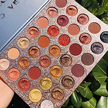 ICYCHEER 35 Colours Makeup Eyeshadow Palette 63 Colors (Matte   Shimmer) Makeup Highly Pigmented Waterproof Creamy Eye Shadows Cosmetic (35 colors)