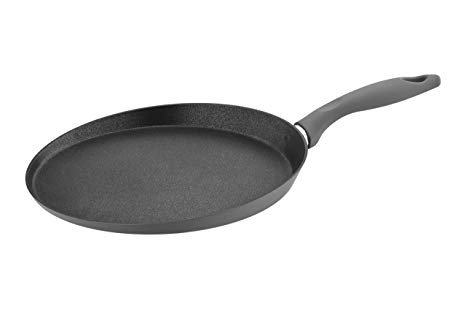 Saflon Titanium 9.5-Inch Crepe Pan, Forged Aluminum with 3-Layer Non-Stick PFOA Free, Scratch-Resistant Coating from England, Dishwasher Safe …