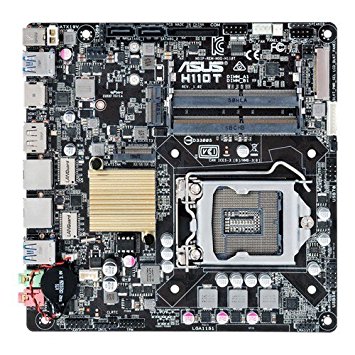 ASUS H110T/CSM LGA1151 DDR4 DP HDMI LVDS M.2 SATA 6Gb/s USB 3.0 H110 Thin Mini-ITX CSM Motherboard