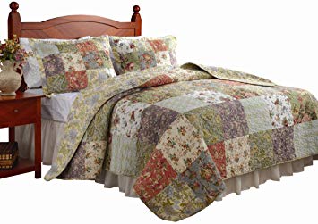 Greenland Home Blooming Prairie Twin Quilt Set