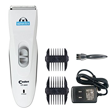Professional Cordless Rechargeable Electric Pet Grooming Clipper Dog Hair Shaver Trimmer Dogs Razor Cats Clippers by Codos