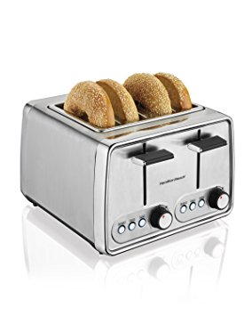 Hamilton Beach 24791 Modern Chrome 4-Slice Toaster