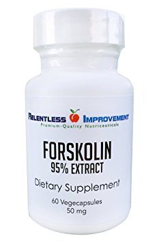 Forskolin 95% 50mg Vegecapsule 60 count. High potency, high-purity = real results with no stomach upset