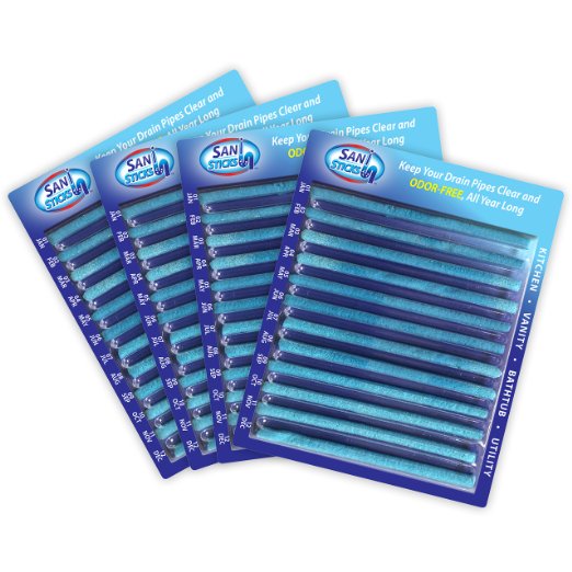 Sani Sticks - Keep Your Drains Clear and Odor-Free 48 Pack