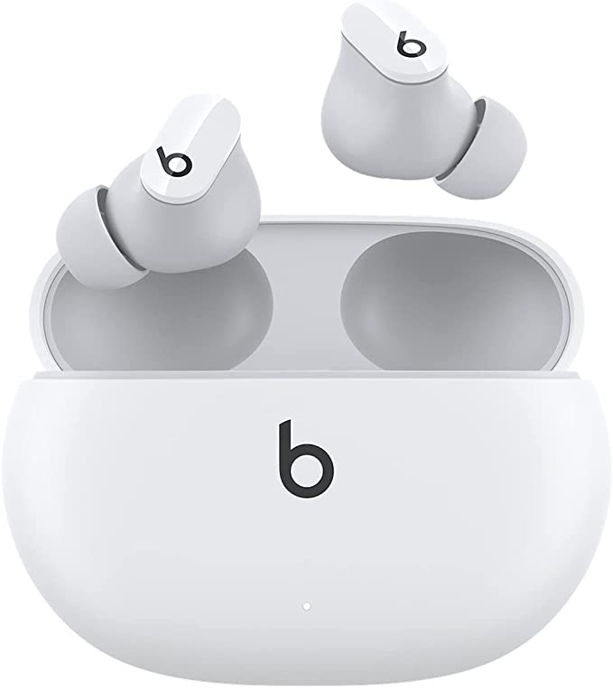 New Beats Studio Buds – True Wireless Noise Cancelling Earbuds – Compatible with Apple & Android, Built-in Microphone, IPX4 Rating, Sweat Resistant Earphones, Class 1 Bluetooth Headphones - White