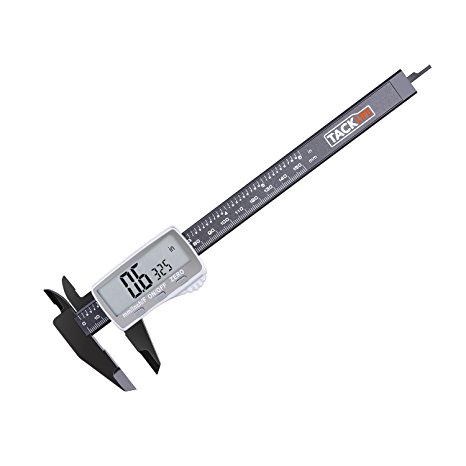 Tacklife DC01 Digital Caliper 6 Inch with Extra Large LCD Screen Inch/Fractions/Millimeter Conversion and ±0.2mm Accuracy