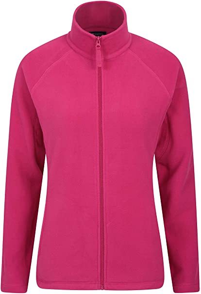 Mountain Warehouse Raso Womens Fleece - Microfleece Ladies Sweater Top, Breathable Baselayer, Soft Touch, Warm - Best for Chilly Weather, Outdoors, Camping & Hiking