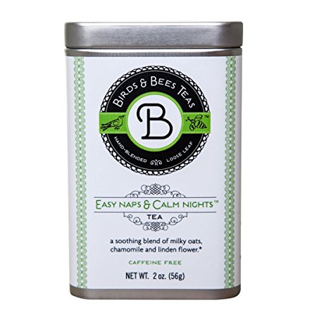 Birds & Bees Teas - Easy Naps & Calm Nights - Your Pregnancy Insomnia Solution! A Delicious Organic Sleep Tea. 30 servings. Best for Pregnant and Breastfeeding Moms, and Their Families.