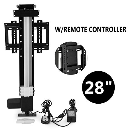 VEVOR Adjustable TV Bracket 110V TV Lift Mechanism for 26-32'' TV LED LCD Full Motion TV Mount with Remote Controller