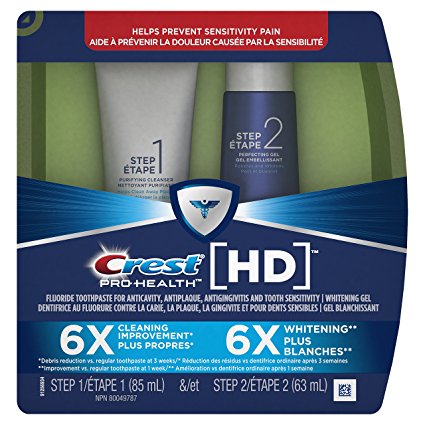 Crest Pro-Health Hd Daily Two-Step Toothpaste System, 85 ml And 63 ml Tubes