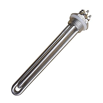 Aiicioo DC 12V 600W Heating Element Immersion Heater BSP Thread Stainless Steel Submersible Heater
