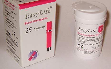 EasyLife Hemoglobin Test Strips (25pcs./Vial)
