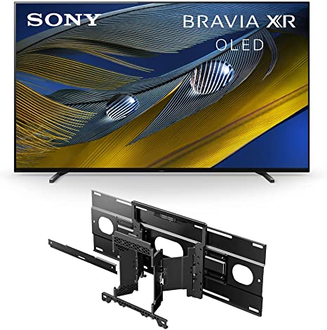 Sony A80J 77" TV: BRAVIA XR OLED 4K Ultra HD Smart Google TV w/Dolby Vision HDR & Alexa Compatibility XR77A80J   Sony SU-WL855 Ultra Slim Wall-Mount Bracket for Select Sony BRAVIA OLED & LED TVs