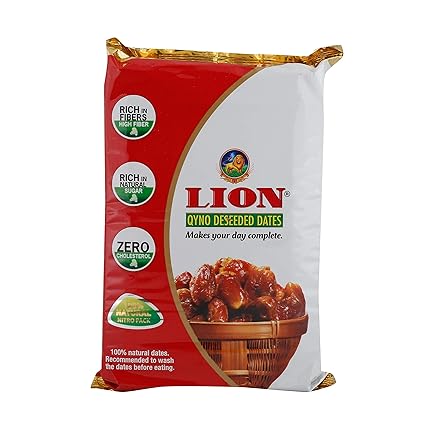 Lion Qyno Deseeded Dates, 500g