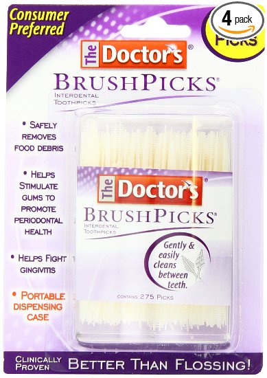Doctors Brushpicks 275 Count Pack of 4