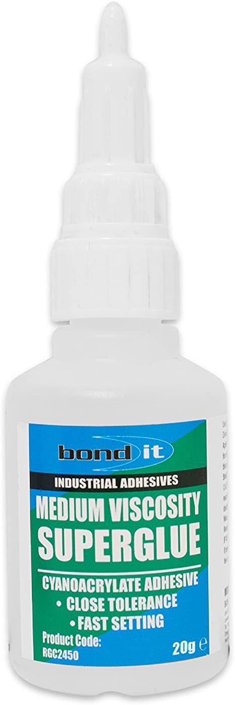 Bond It Super Glue Medium Viscosity 20g High Strength Premium Adhesive