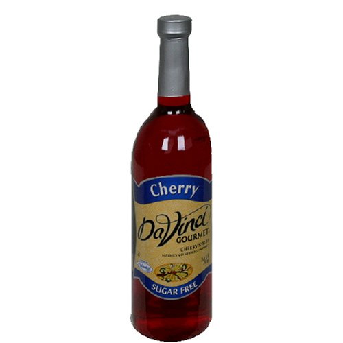 DaVinci Gourmet DaVinci Gourmet Cherry Syrup Sugar Free 25.4-Ounce Bottle Cherry 750 mL