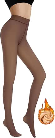 BTkviseQat Thermostrumpfhosen für damen,Strumpfhosen Damen Winter,Gefütterte Strumpfhose,Gefälschte Durchscheinend Plüschstrümpfe Pantyhose Wärmende Fleece Strumpfhose