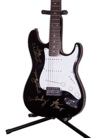 The Eagles Authentic Band Signed Autographed Guitar COA