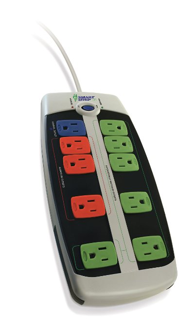 Smart Strip LCG-3M Energy Saving Surge Protector with Autoswitching Technology 10-Outlet
