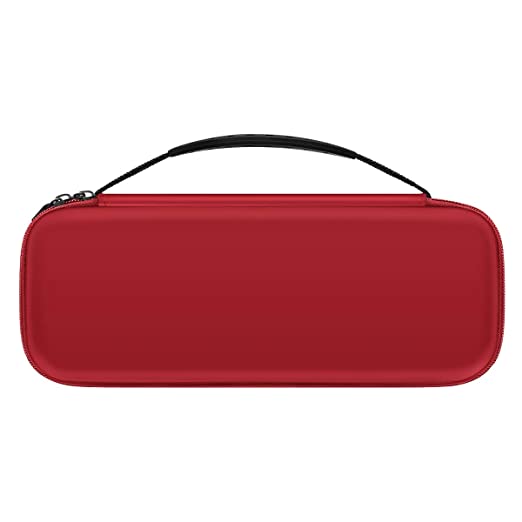 Geecow Hard Case for Stethoscopes, Compatible with 3M Littmann Classic III/Lightweight II S.E/Cardiology IV Diagnostic Stethoscope etc, Stethoscope Case Includes Mesh Pocket for Accessories (Red)