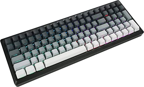 133 Key Polar Day PBT Double Shot Side-lit Shine Through Backlit keycaps OEM Profile for MX Mechanical Keyboard 108 96 87 NJ80 KBD67 ID80 84 68 64