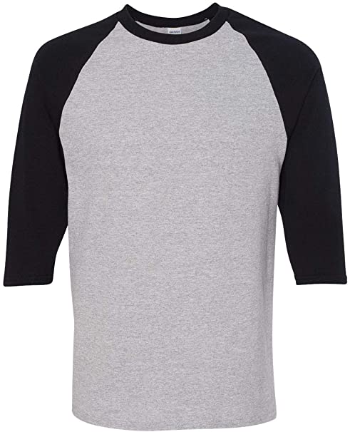 Heavy Cotton 3/4-Sleeve Raglan T-Shirt (G570)