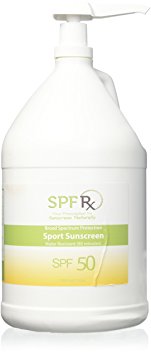 SPF Rx SUNBLOCK BULK SPF 40, Mineral Sunscreen With Zinc Oxide & Titanium Dioxide, Mineral Broad Spectrum Protection, Non-Greasy, 1 Gallon