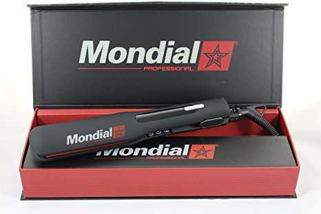 Mondial Professional Ceramic Tourmaline Hairstyling Iron – CLASSIC - Exclusive Digital Ionic Technology, Ergonomic Design, Straighten, Curl & Style Wild Hair, Perfect Straightener For All Hair Types