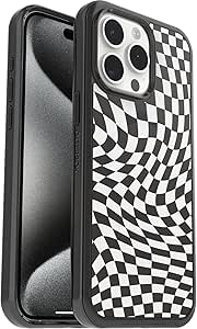 OtterBox iPhone 15 Plus and iPhone 14 Plus (ONLY) Symmetry Series  Case - Zephyr Check, snaps to MagSafe, ultra-sleek, raised edges protect camera & screen - Non-Retail Packaging