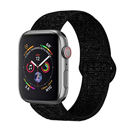 amBand Sport Loop Band Compatible with Apple Watch 38mm 40mm 42mm 44mm, Lightweight Breathable Nylon Replacement Band Compatible with iWatch Series 1/2/3/4, Sport, Edition