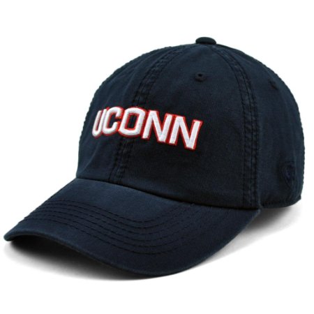 Connecticut Huskies Adjustable Enzyme Washed Hat - Navy