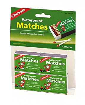 Coghlan's 940BP Waterproof Matches, 4 pack