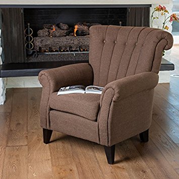 Haywood Channel-Brown Backed Club Chair