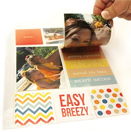 Simple Stories Snatp! Photo Flips for 6 by 8-Inch Binders, 4 by 6-Inch, 12-Pack