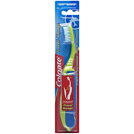 Colgate Travel Toothbrush, Soft Colors May Vary (Pack of 12)