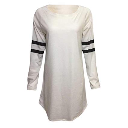 YANG-YI Clearance Women Baseball Autumn Long Sleeve T-Shirt Sweatshirts Blouse Tops