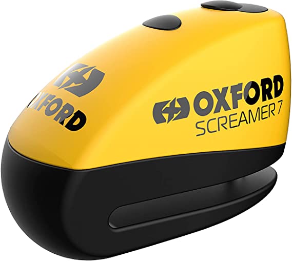 Oxford Screamer7 Alarm Disc Lock Yellow/black