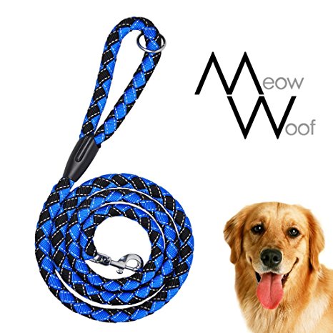 WoofMeow Night Bright 6-Feet Reflective Dog Lead