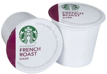 Starbucks French Roast Dark, K-Cup for Keurig Brewers, Dark Roast Coffee, 54 Count